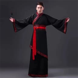 Long Sleeves Hanfu Long Dress Patchwork Ancient Style Chinese Traditional Costumes Performance Skirt Cheongsam Chinese Tang Suit