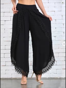 Women's Summer Lace Patchwork Pants Trendy Casual Comfortable Leggings Loose Bohemian Trousers