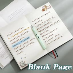 Super Thick Notebook (760pages) A5 Creativity Stationery Blank Notepads Pu cover School Office Supplies (Sketching and Graffiti)