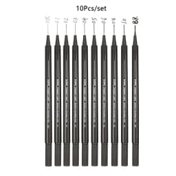 Hand Lettering Pens, Calligraphy Brush Pen, Pigment Liner Micron Pen Black Markers Set for Artist Sketch, Technical, Beginners