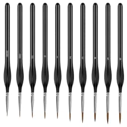 10/11/20/22Pcs Fine Detail Paint Brush Miniature Painting Brushes for Mini Paints Brush Set for Acrylic Watercolor Face Nail
