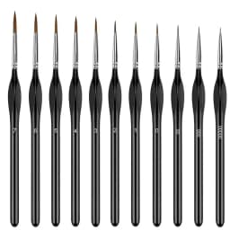 10/11/20/22Pcs Fine Detail Paint Brush Miniature Painting Brushes for Mini Paints Brush Set for Acrylic Watercolor Face Nail