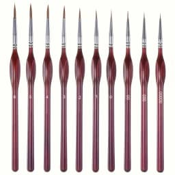 10/11/20/22Pcs Fine Detail Paint Brush Miniature Painting Brushes for Mini Paints Brush Set for Acrylic Watercolor Face Nail