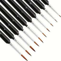 10/11/20/22Pcs Fine Detail Paint Brush Miniature Painting Brushes for Mini Paints Brush Set for Acrylic Watercolor Face Nail