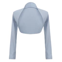 Girls' Ballet Tops Shrug Long Sleeves Dance Shirt Kids Cropped Dance Tops Clothes Modal Dance Coat Tops Ballet Dance Outfits