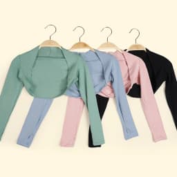 Girls' Ballet Tops Shrug Long Sleeves Dance Shirt Kids Cropped Dance Tops Clothes Modal Dance Coat Tops Ballet Dance Outfits