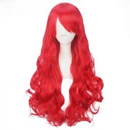 Anime The Little Mermaid Princess Ariel Cosplay Wig for Women Halloween Wigs for Girls Play Wig Party Stage Red Long Hair Wigs