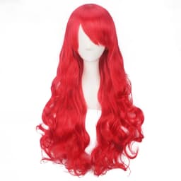 Anime The Little Mermaid Princess Ariel Cosplay Wig for Women Halloween Wigs for Girls Play Wig Party Stage Red Long Hair Wigs