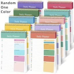 1PC Daily To Do List Notepad - 30 Laminated Sheets for Work, School, Fitness & Academic Goals Notebook - Perfect Back To School