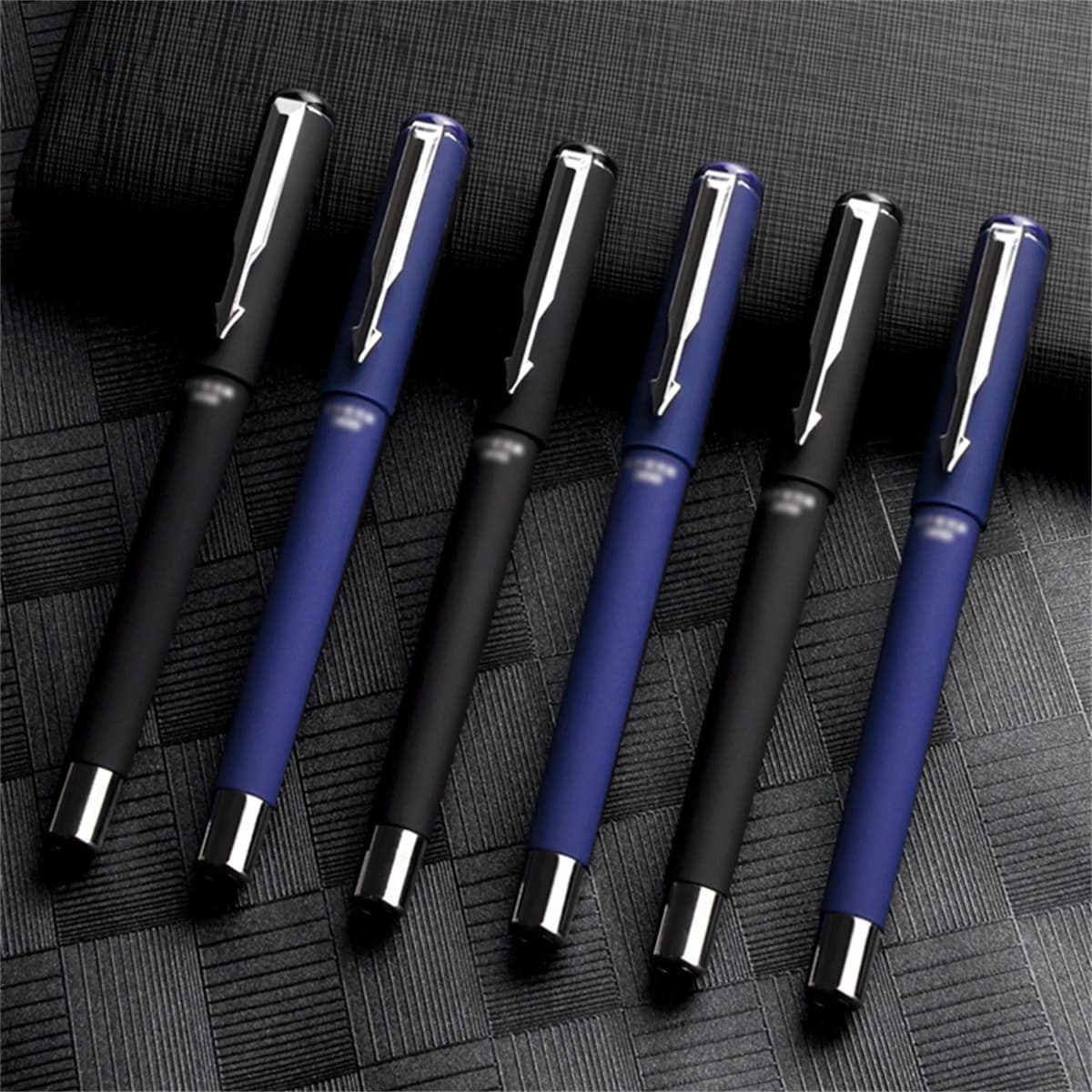 WQN Frosted Rolling Ball Neutral Pen -0.7mm Pen Tip Soft And Smooth,High-Quality Ink Signature Pen,Office Carbon Black Blue Pen