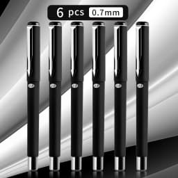 WQN Frosted Rolling Ball Neutral Pen -0.7mm Pen Tip Soft And Smooth,High-Quality Ink Signature Pen,Office Carbon Black Blue Pen