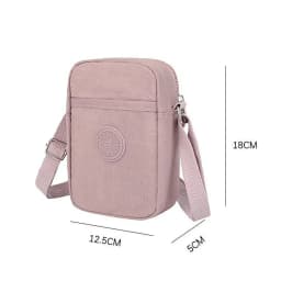 Waterproof Large Capacity Zipper Crossbody Bag Canvas Phone Bag Coin Purse Women Bag Wholesale