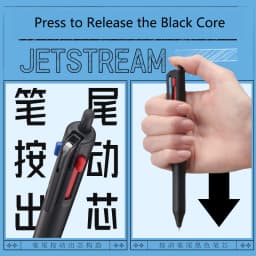 Japan Uni 3 in 1 Multifunctional Gel Pen Jetstream Retractable Ballpoint Pens 0.7mm/0.5mm SXE3-507 Smooth Writing Stationery