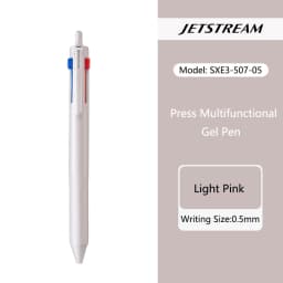Japan Uni 3 in 1 Multifunctional Gel Pen Jetstream Retractable Ballpoint Pens 0.7mm/0.5mm SXE3-507 Smooth Writing Stationery
