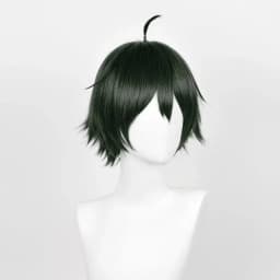 Tadashi Yamaguchi Cosplay Wig Short Dark Green Mixed Heat Resistant Hair Synthetic Hair Anime Cosplay Wigs