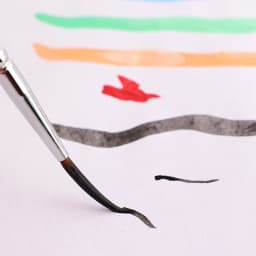 Artist Paint Brush 6 Pcs Set Thin Pen Extra Long Fine Point Liner Tip #000#00#0#1#2#3, Scale Models Nail Acrylic Oil Watercolor