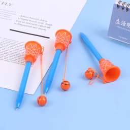 1PCS Sports Basketball Hoop Pens,Basketball Party Favors Novelty Pen 0.7mm Ballpoint Pen Gift Stationery for Kids