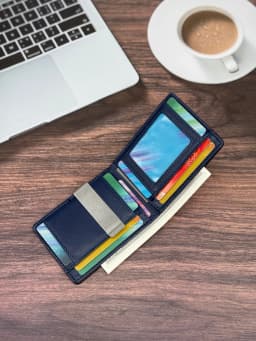 New Microfiber Simple Carbon Fiber Wallet Men's Credit Card Holder Wallet