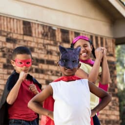 1/3/6PCS Half Face Halloween Mask Halloween Animal Mask Half Face Fox White Wolf Mask Animal Male and Female Half Face Masks