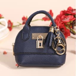 Mini Handbag Coin Purse With KeyChain Mini Luxury Headphone Bag Leather Coin Bag Small Leather Mini Handbag Keychain Women/Lady