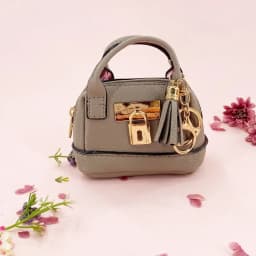 Mini Handbag Coin Purse With KeyChain Mini Luxury Headphone Bag Leather Coin Bag Small Leather Mini Handbag Keychain Women/Lady