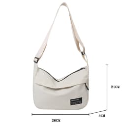 Trendy Oxford Shoulder Bag Dumpling Underarm Bag Large Capacity Handbag Messenger Bag Daily Casual Commuting Bag