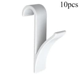 Kitchen Bathroom Hanger Clips Storage Racks White Clear Hanger Heated Towel Radiator Rail Clothes Scarf Hanger Hooks Holder