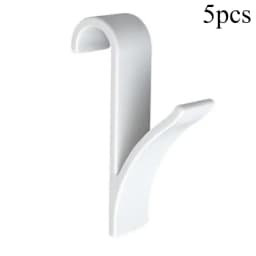 Kitchen Bathroom Hanger Clips Storage Racks White Clear Hanger Heated Towel Radiator Rail Clothes Scarf Hanger Hooks Holder