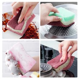 High Density Sponge Cleaning Cloth, Dishwashing Cloth, Non Greasy Kitchen and Catering Supplies, Sponge Brush, Pot and Bowl