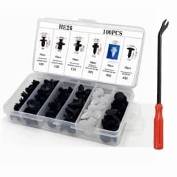 800pcs-100Pcs Car Fastener Clips Kit Fender Rivet Plastic Clips Auto Body Push Retainer Pin Rivet Bumper Door Trim Panel Repair