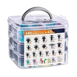 800pcs-100Pcs Car Fastener Clips Kit Fender Rivet Plastic Clips Auto Body Push Retainer Pin Rivet Bumper Door Trim Panel Repair