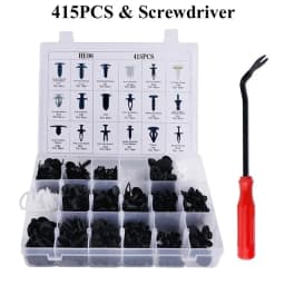 800pcs-100Pcs Car Fastener Clips Kit Fender Rivet Plastic Clips Auto Body Push Retainer Pin Rivet Bumper Door Trim Panel Repair