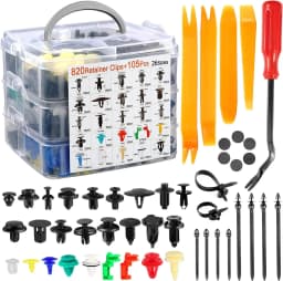 800pcs-100Pcs Car Fastener Clips Kit Fender Rivet Plastic Clips Auto Body Push Retainer Pin Rivet Bumper Door Trim Panel Repair