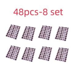 48pcs Tire Patch Rubber Bike Tyre Repair Pad Portable Tire Inner Tube Pad Bicycle Repair Accessory
