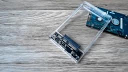 2.5 inch Hard Drive Enclosure USB 3.0/Type C to SATA III Clear External Hard Drive Case for 2.5 inch SATA SSD HDD Support UASP