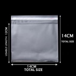 100pcs/lot Transparent Self Adhesive Seal Bags OPP Plastic Cellophane Bags Gifts Bag & Pouch Jewelry Packaging Bags
