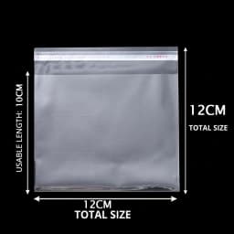 100pcs/lot Transparent Self Adhesive Seal Bags OPP Plastic Cellophane Bags Gifts Bag & Pouch Jewelry Packaging Bags