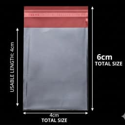 100pcs/lot Transparent Self Adhesive Seal Bags OPP Plastic Cellophane Bags Gifts Bag & Pouch Jewelry Packaging Bags