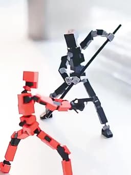 1PCS 13 Joints Figure Articulate Movable Dummy Doll Diy Assembly Toy 3D Printed Action Figure Stop Motion Animation Dummy