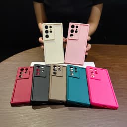 Soft TPU Case For Samsung Galaxy A57 A17 A56 A55 A15 A16 A18 5G S24 S26 S25 Ultra S23 S26 FE Candy Color Silicone Phone Cover