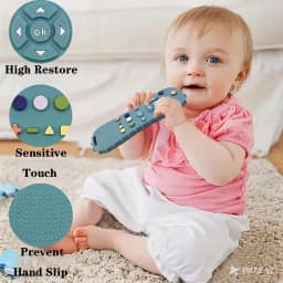 1/3PCS Baby Remote Control Teether Silicone Baby Anti-Eating Gloves Pacifier Bracelet Teething Stick Biting Toys
