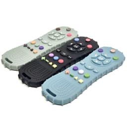 1/3PCS Baby Remote Control Teether Silicone Baby Anti-Eating Gloves Pacifier Bracelet Teething Stick Biting Toys