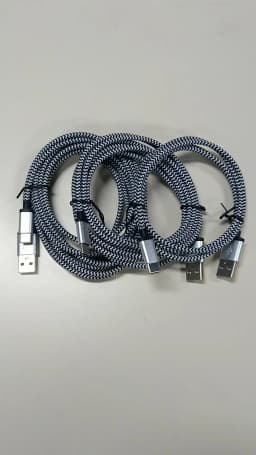 USB Type C Cable 2.4A Fast Charging Battery Charger Wire Woven Nylon Data Cable Mobile Phone Charger For Huawei Samsung USB C