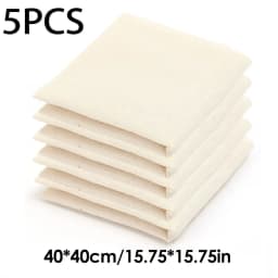 Reusable Nut Milk Cloth Bag Strainers Unbleached Natural Cotton Cheesecloth Cheese Yogurt Tofu Filter Kitchen Fine Mesh Strainer