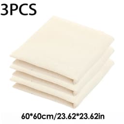 Reusable Nut Milk Cloth Bag Strainers Unbleached Natural Cotton Cheesecloth Cheese Yogurt Tofu Filter Kitchen Fine Mesh Strainer