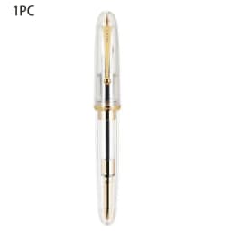 Jinhao 9019 Fountain Pen Transparent Luxury Resin Pen 0.5/0.7mm Nib Writing Ink Pens Stationery Business Office School Supplies