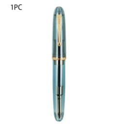 Jinhao 9019 Fountain Pen Transparent Luxury Resin Pen 0.5/0.7mm Nib Writing Ink Pens Stationery Business Office School Supplies
