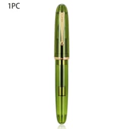 Jinhao 9019 Fountain Pen Transparent Luxury Resin Pen 0.5/0.7mm Nib Writing Ink Pens Stationery Business Office School Supplies