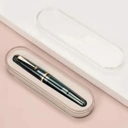 Jinhao 9019 Fountain Pen Transparent Luxury Resin Pen 0.5/0.7mm Nib Writing Ink Pens Stationery Business Office School Supplies