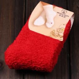 Soft Coral Fleece Velvet Socks For Women Warm Bed Socks Winter Sweet Gift